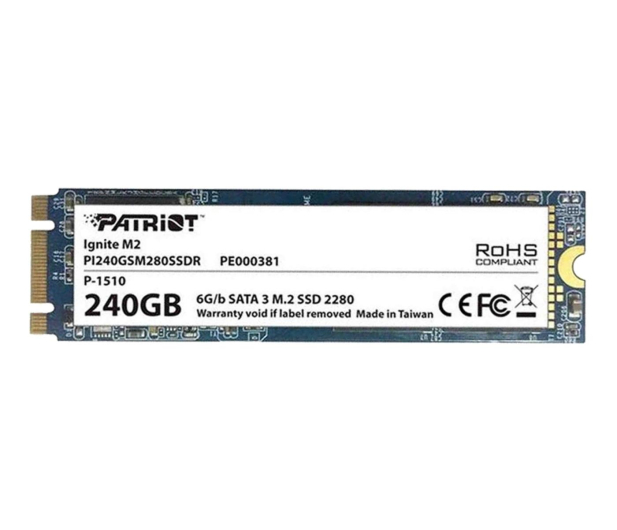 Patriot 240GB M.2 SATA SSD 2280 - 321664 - zdjęcie